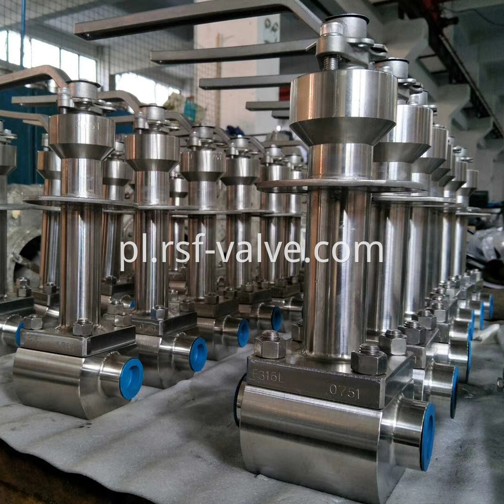 Top Entry Floating Ball Valve Cryogenic